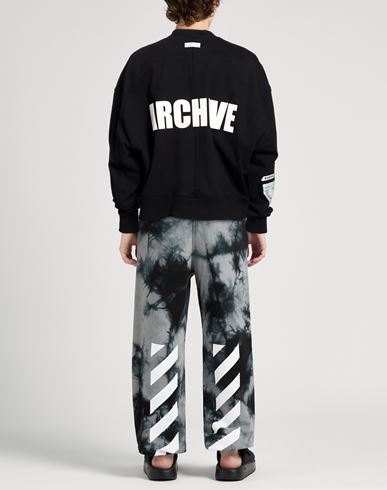 Man Sweatshirt Black Size S Cotton