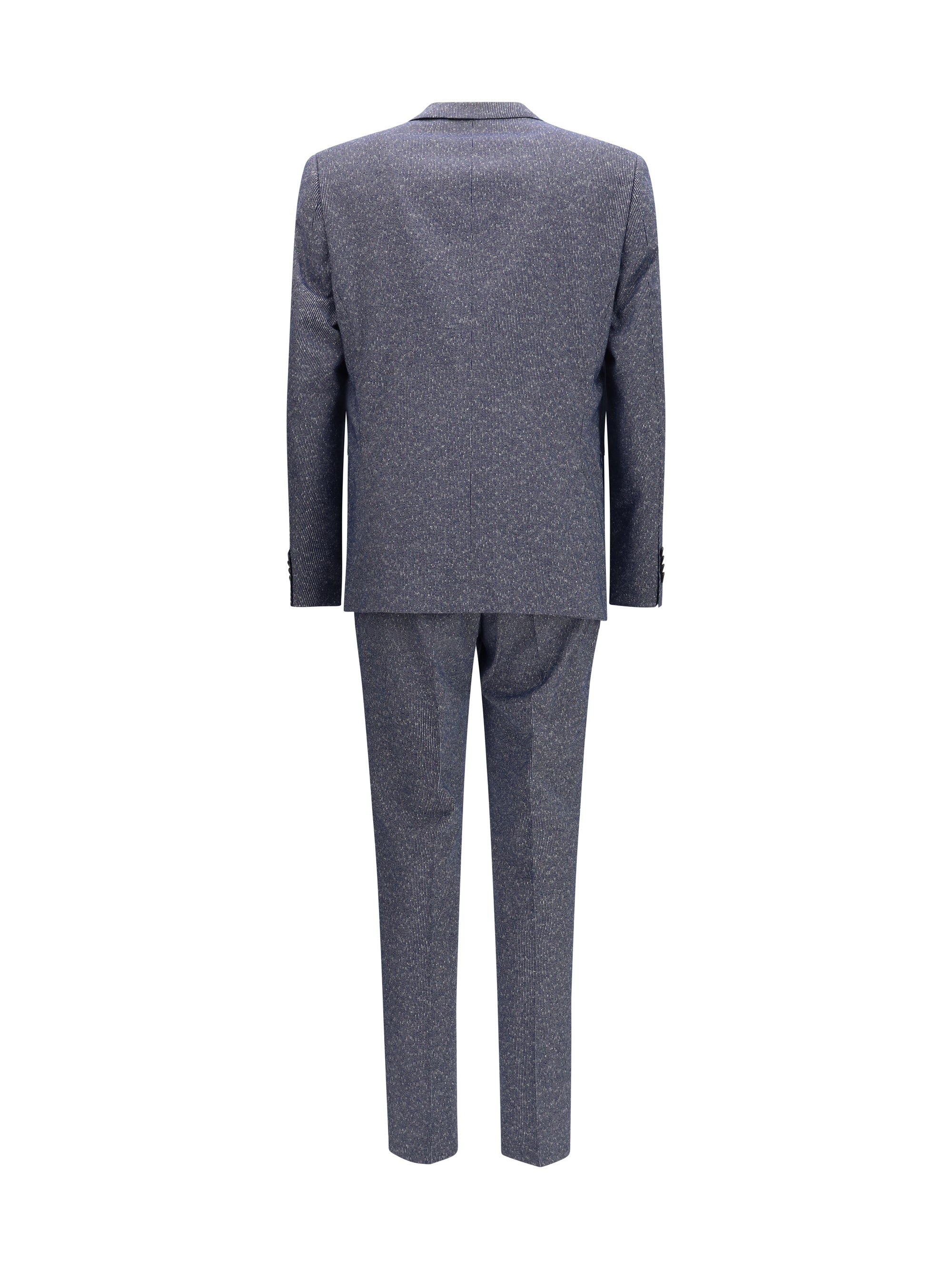 Viscose-Cotton Pant Suit — Gray