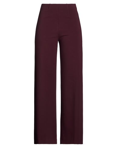 Woman Pants Burgundy Size 2 Viscose, Polyamide, Elastane