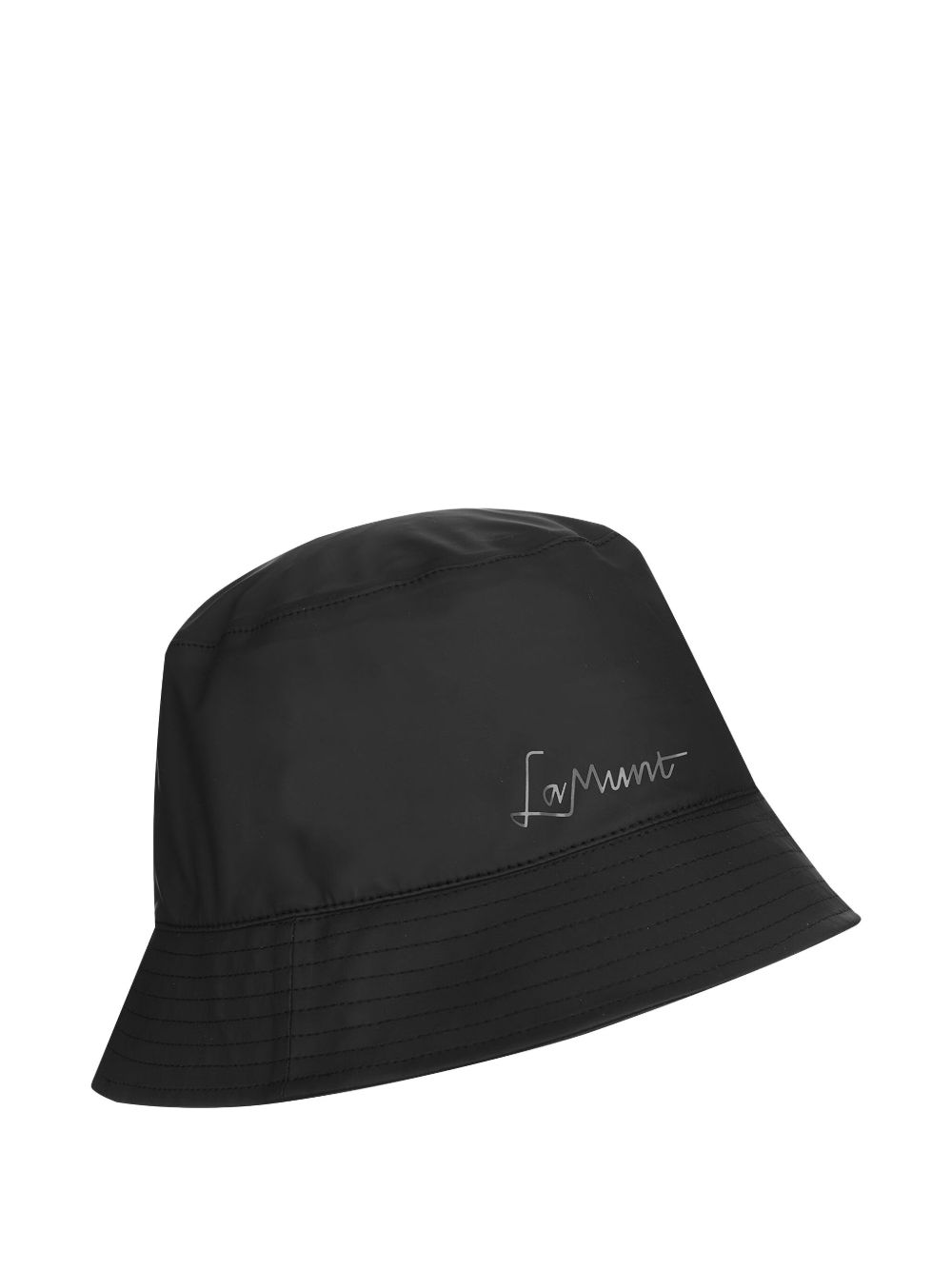 Logo-print bucket hat - Black