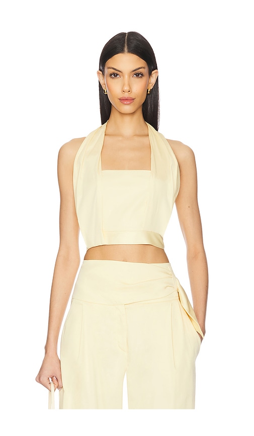 IRO Charlotte Top in Lemon. -  42/10 also in 34/2, 38/6