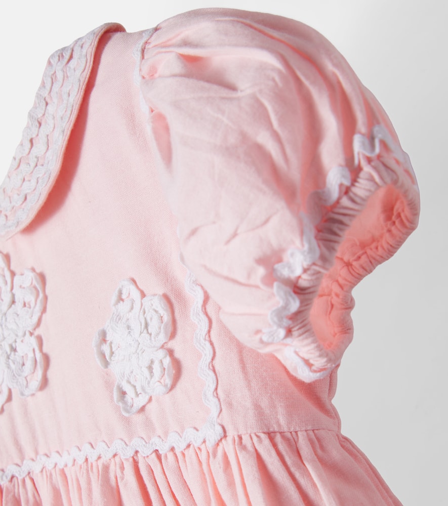 Lucy embroidered cotton-blend dress