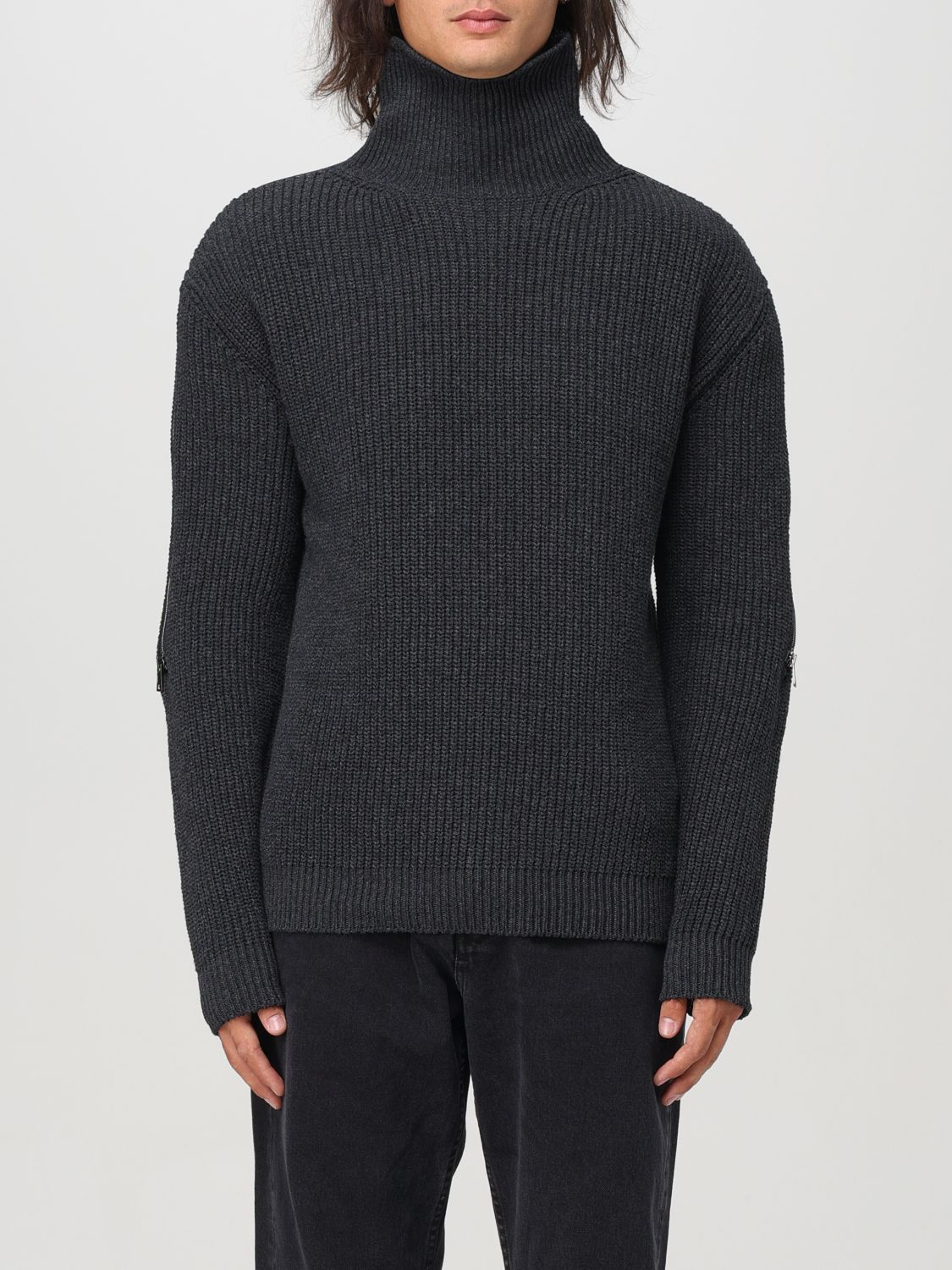 Zip hooded sweater - Grey
