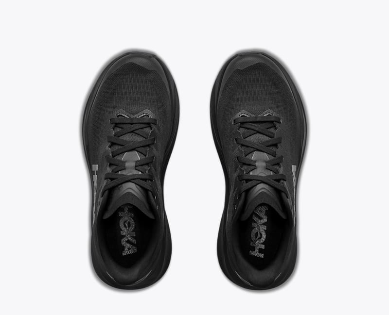HOKA Mach 7 Walking Shoes in Black/Black