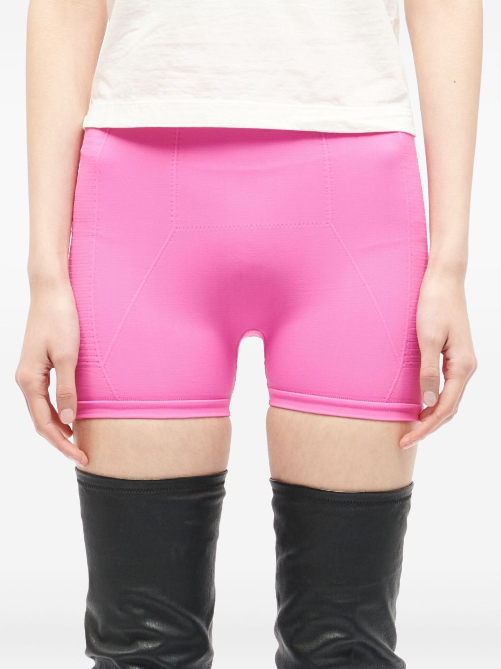 Rick Owens stretch-jersey cycling shorts - Pink