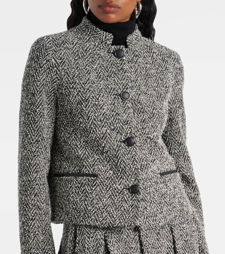 Donald cotton and wool-blend jacket