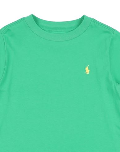 Cotton Jersey Crewneck Tee Kid Boy T-shirt Light green