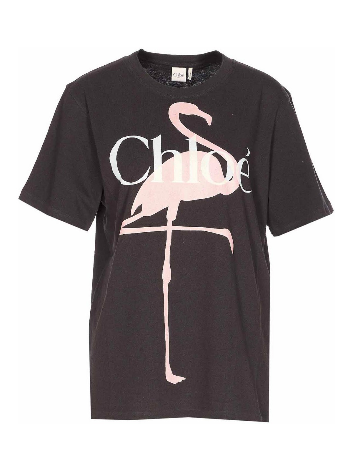 Fenicotteri Print And E Logo T-Shirt