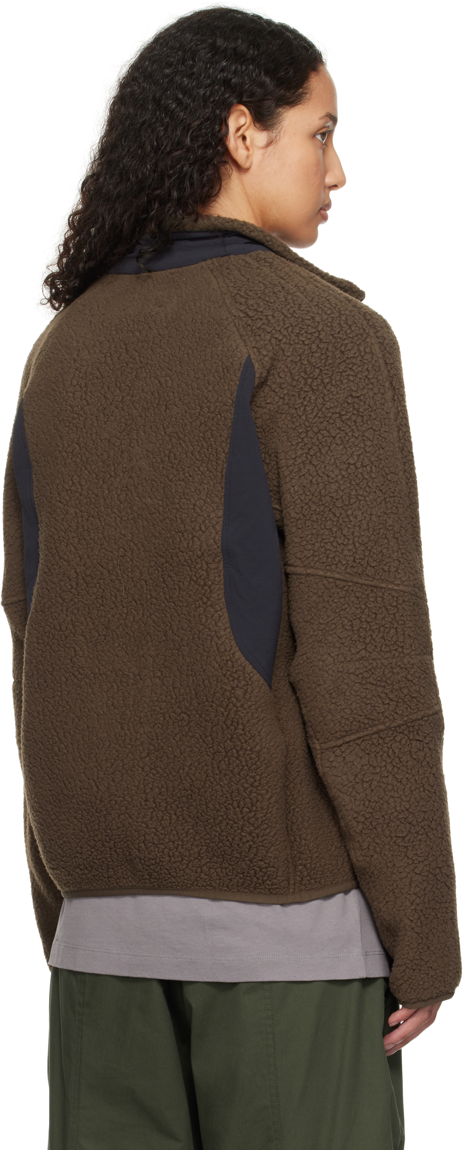 ROA Brown Polartec Fleece Jacket