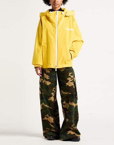 Woman Jacket Yellow Size 2 Cotton, Elastane