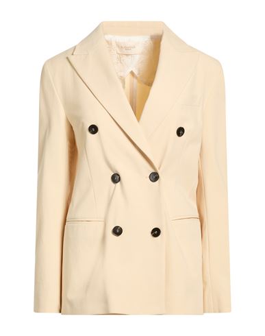 By Slowear Woman Blazer Beige Size 2 Cotton, Elastane
