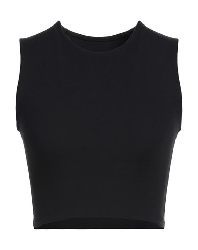 Woman Top Black Size S/M Polyester, Elastane