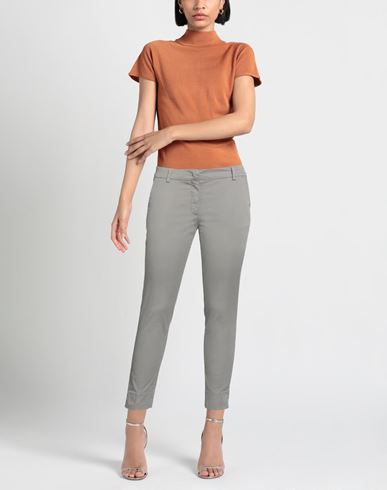 Rossopuro Woman Pants Taupe Size 12 Cotton, Elastane