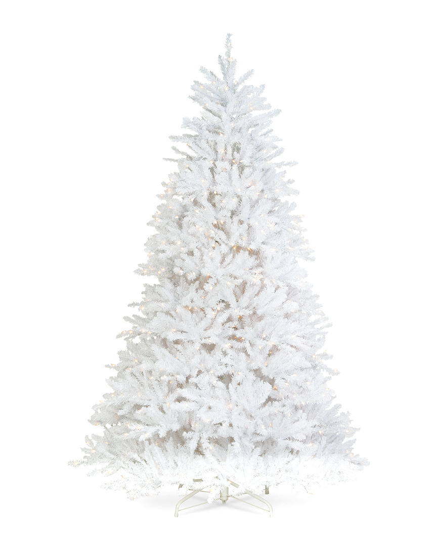 National Tree Company 9ft Dunhill White Fir Tree with 900 Clear Lights