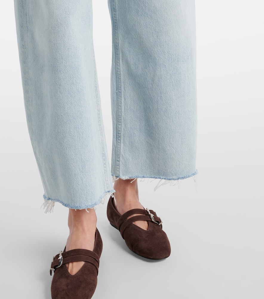 Annina high-rise wide-leg jeans