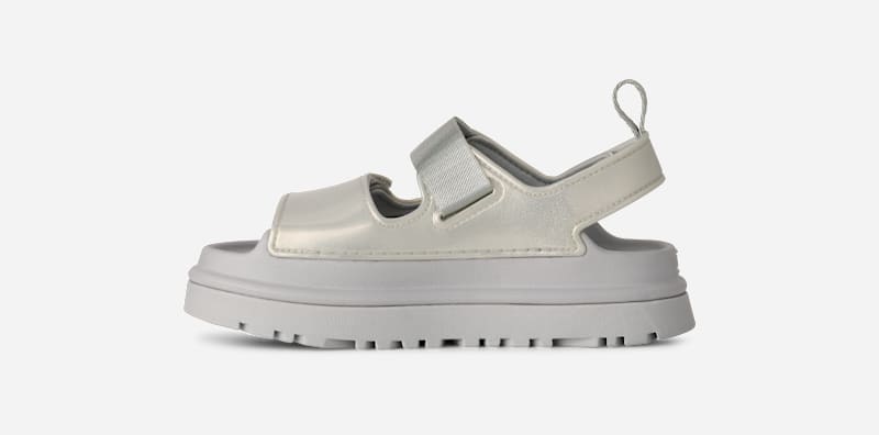 ® Kids' GoldenGlow Glossy Sparkles Sandal in Silver