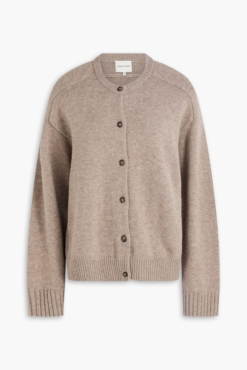 Aidar wool and cashmere-blend cardigan - Neutral - XL