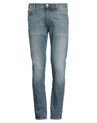 Man Jeans Blue Size 30 Cotton, Elastane