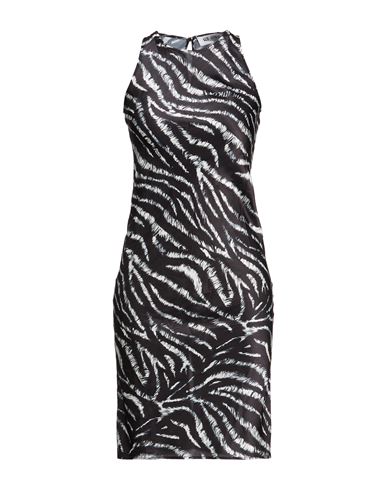 Woman Midi dress Black Size 2 Viscose, Silk, Elastane