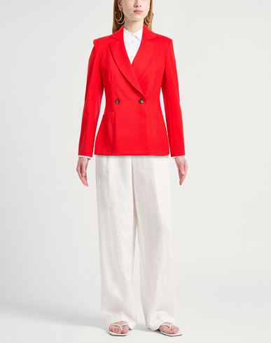 Woman Blazer Red Size 8 Viscose, Polyamide, Elastane