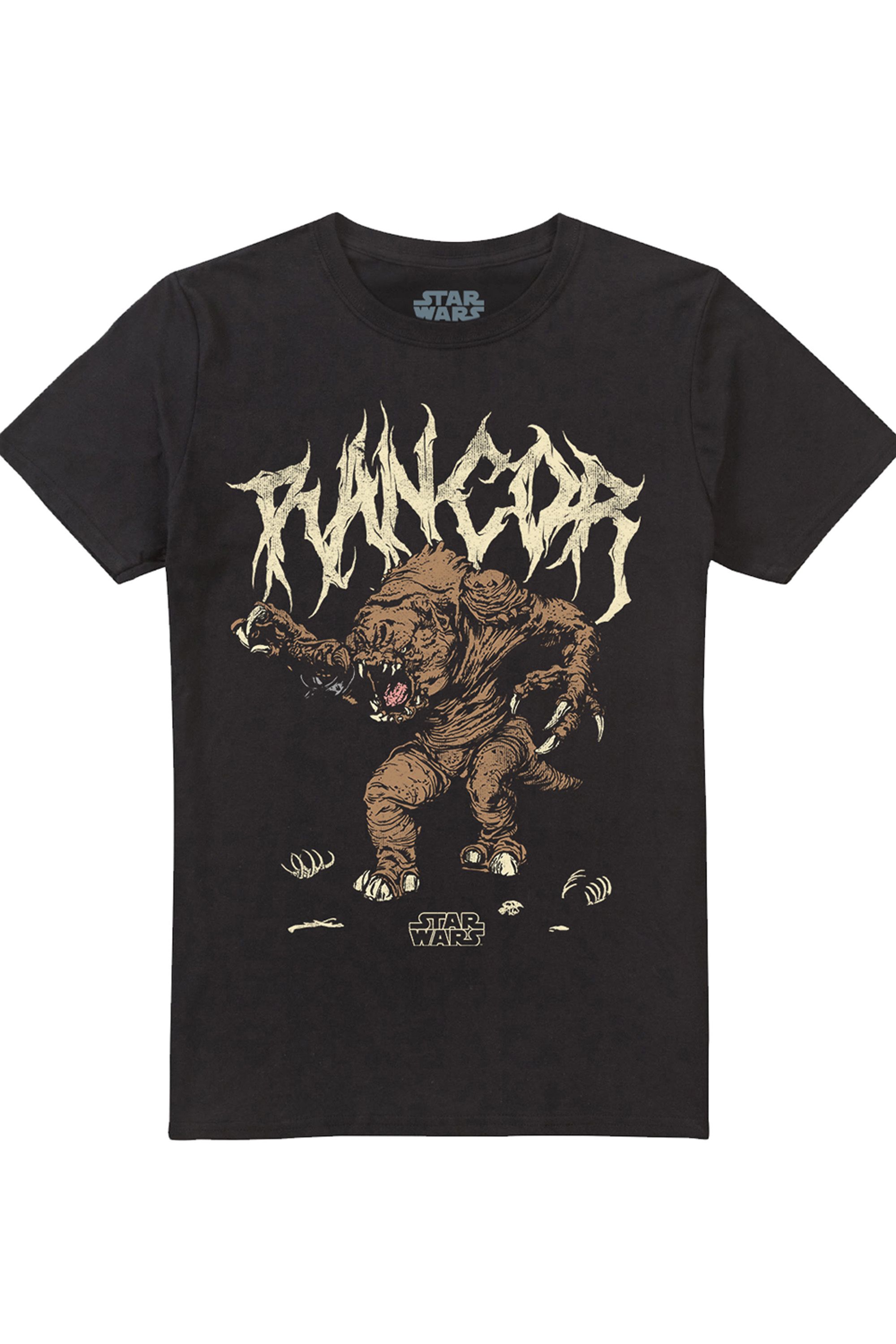 Star Wars Rancor Metal T Shirt, Black
