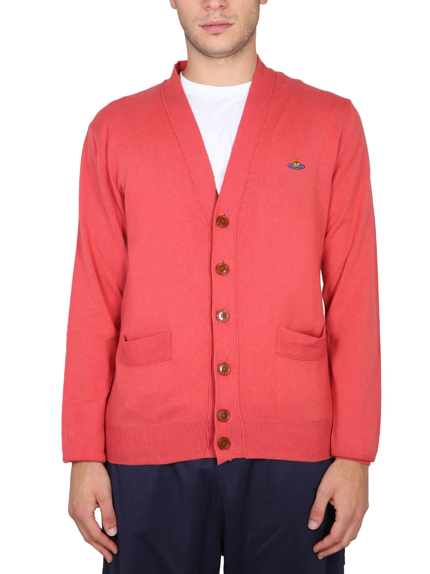 Cardigan With Orb Embroidery