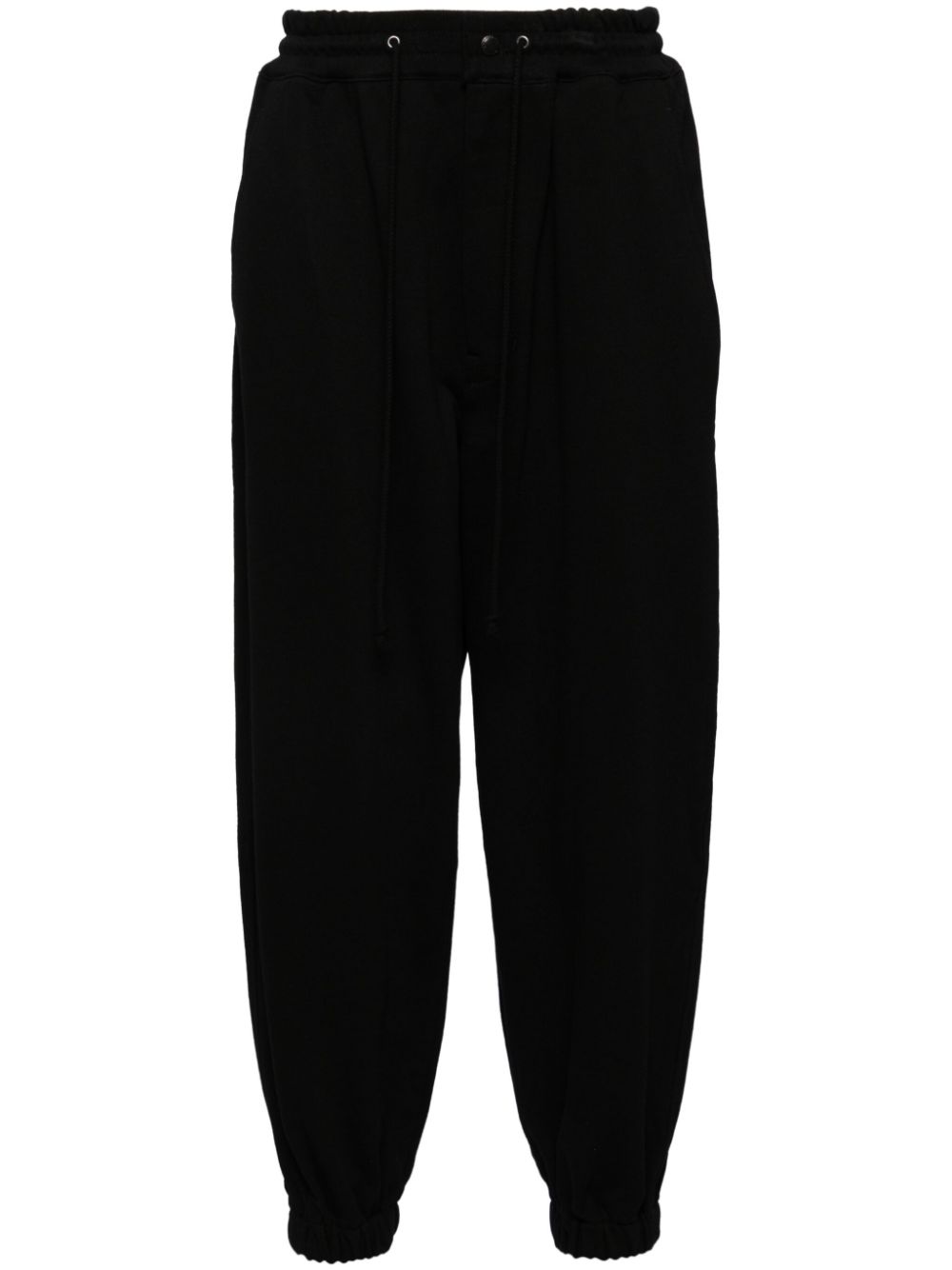 Cotton track pants - Black