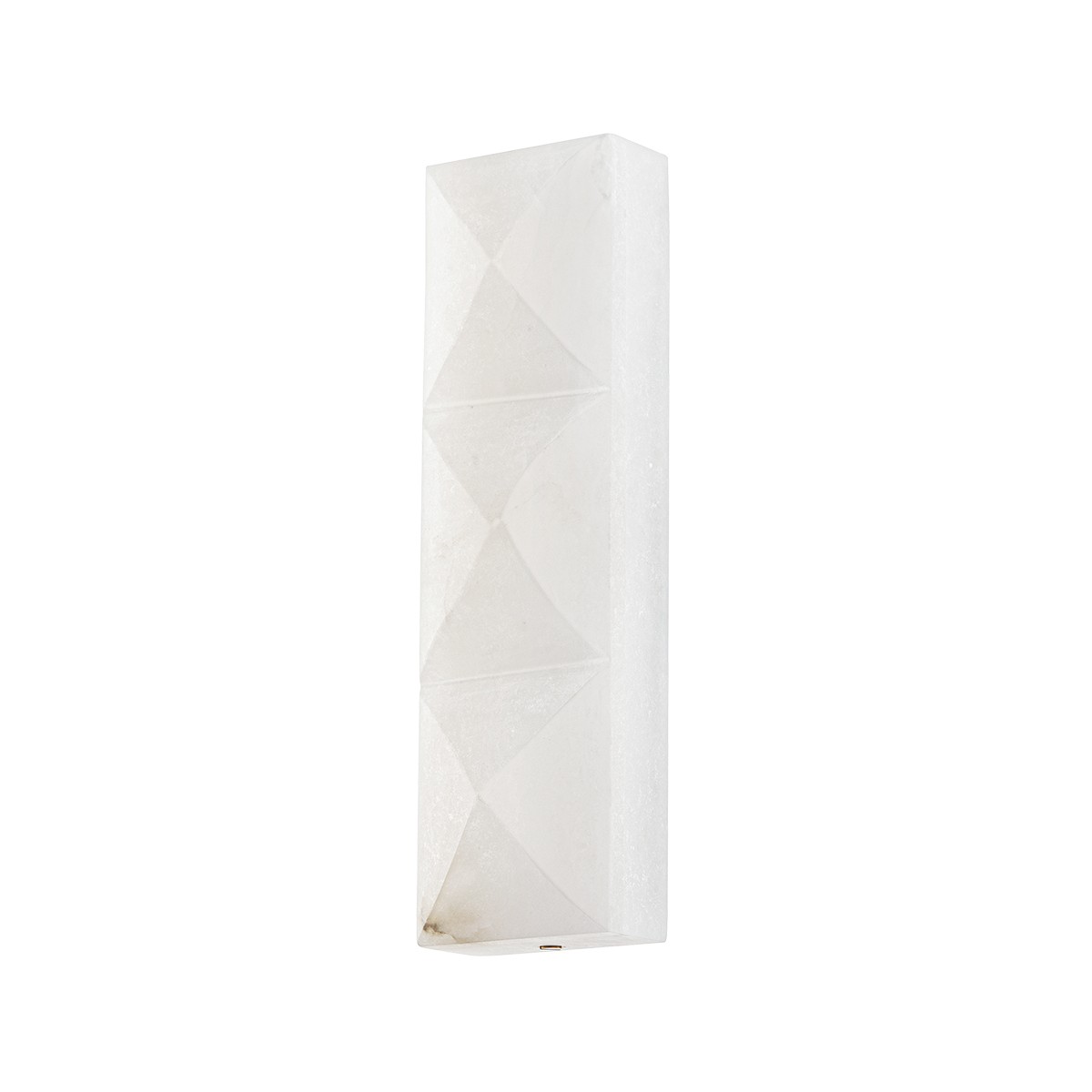 Vintage Brass LED Wall Sconce from the Gypsum Collection