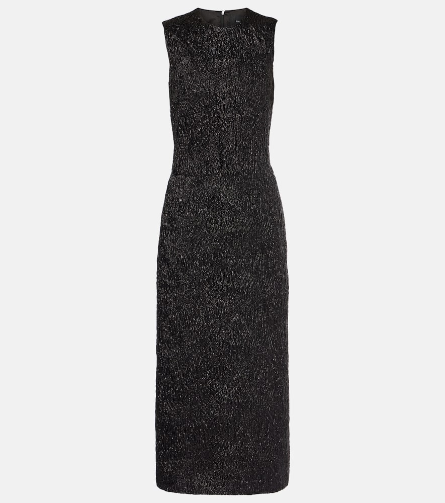Cloqué midi dress