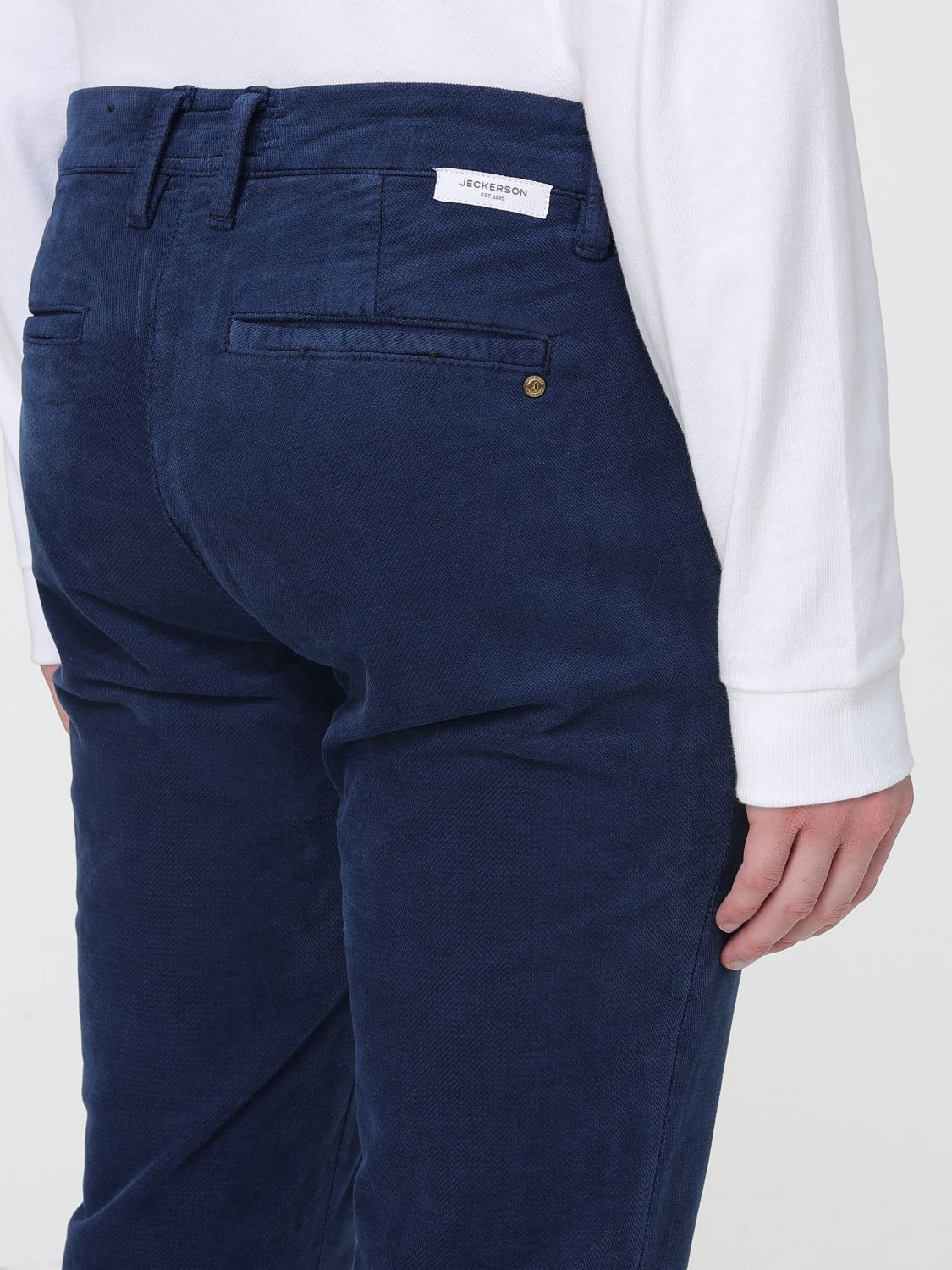 Pants Men color Blue