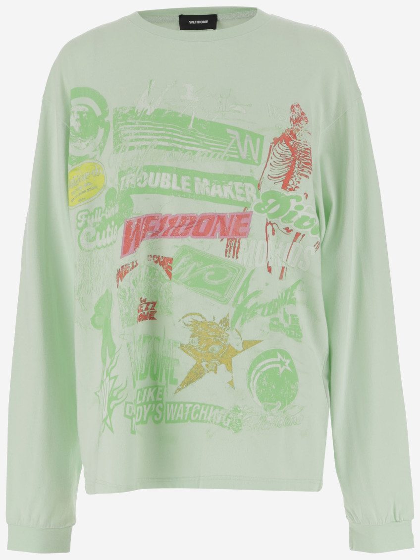 Long Sleeve Cotton Logo Shirt