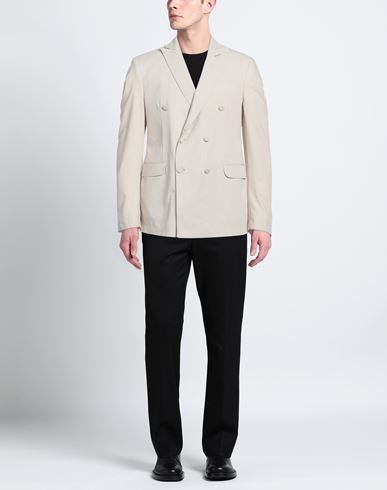 Man Blazer Beige Size 42 Polyester, Viscose, Elastane