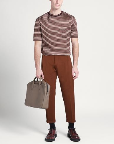 Man Pants Tan Size 34 Viscose, Polyamide, Elastane