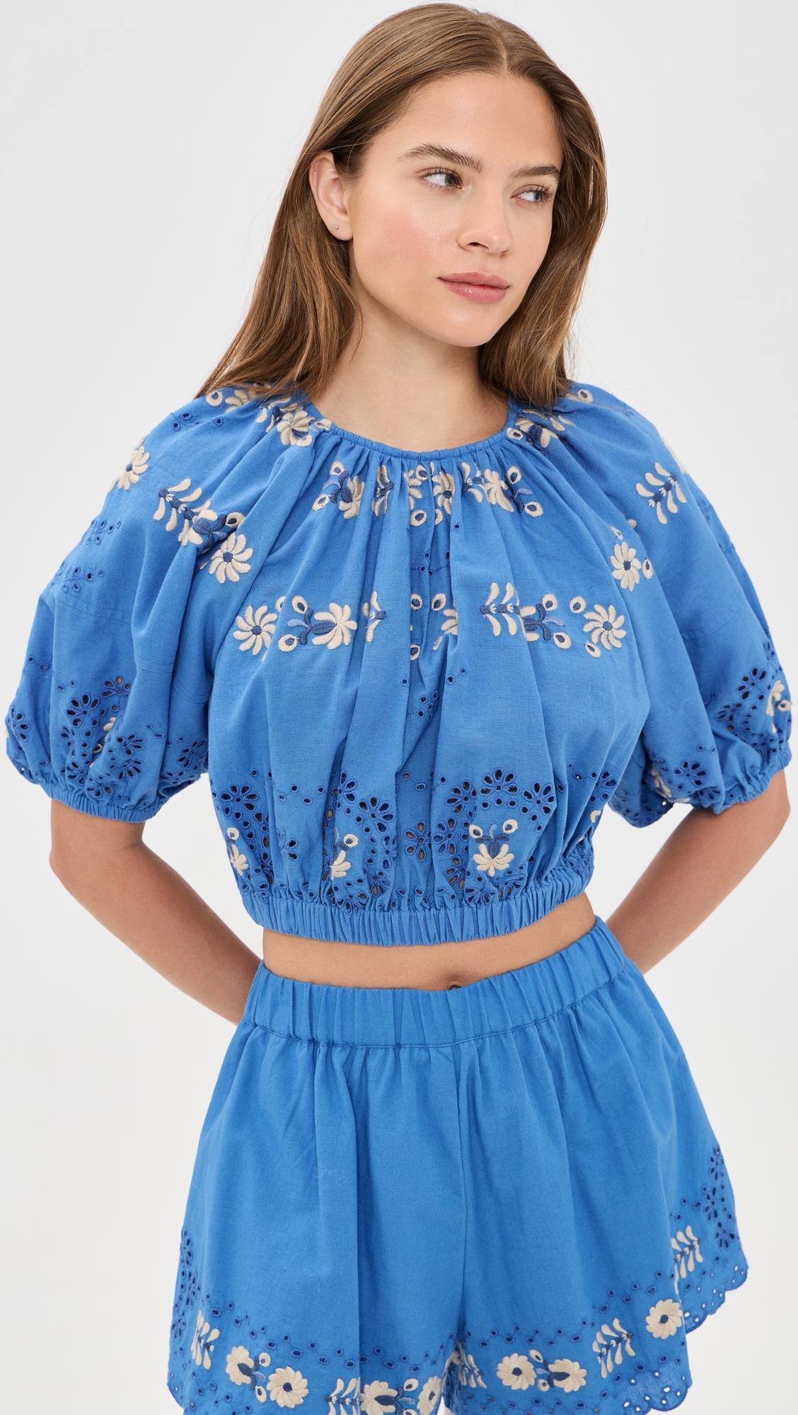 Catharina Bubble Top Blue