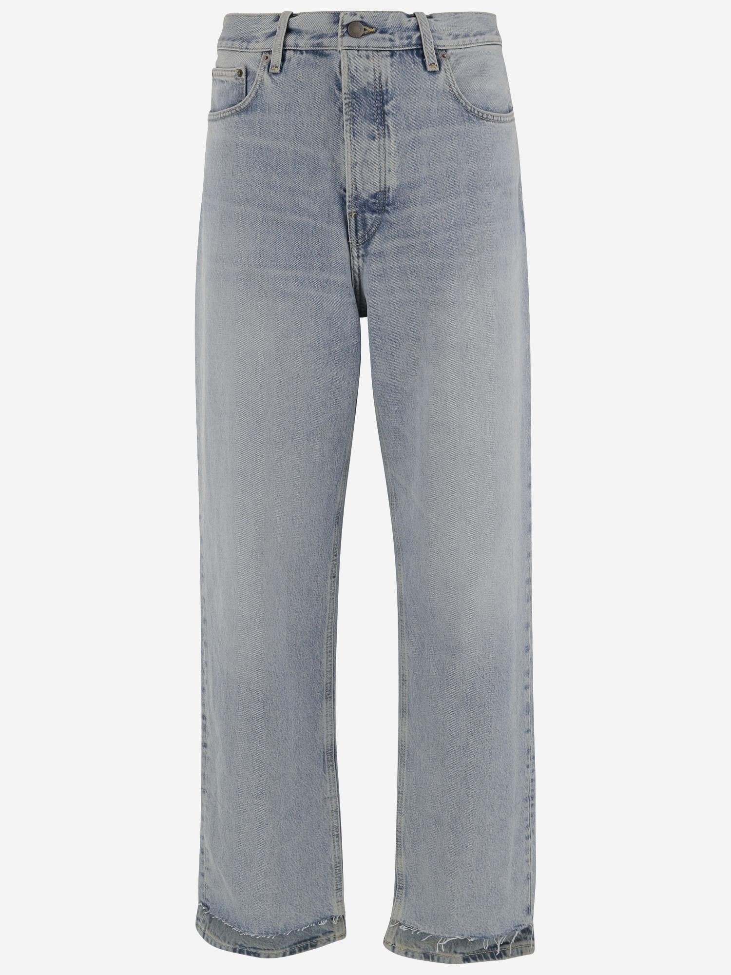 Cotton Denim Jeans — Blue