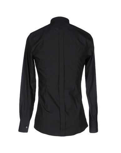 Man Shirt Black Size 17 Cotton