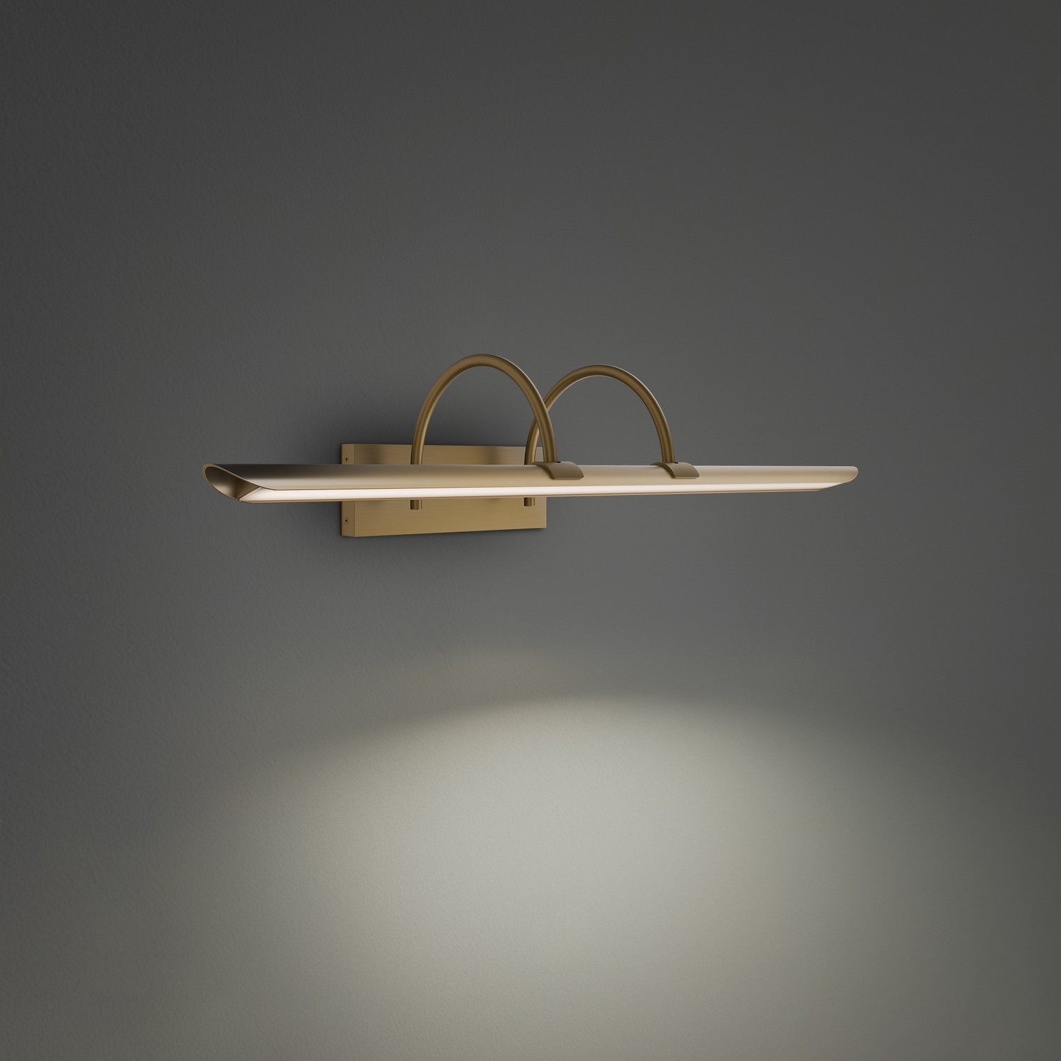Aged Brass LED Picture Light from the Ansel Collection