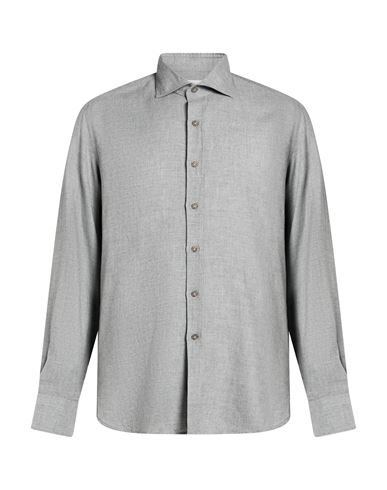 Man Shirt Grey Size 15 ¾ Modal, Wool