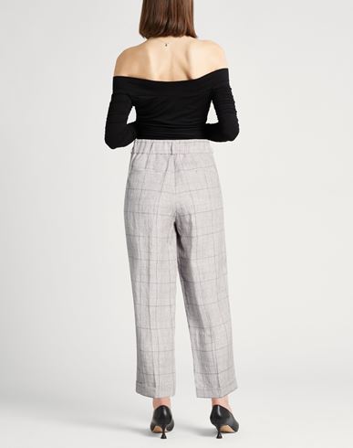 Woman Pants Grey Size 4 Linen