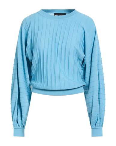 Woman Sweater Light blue Size 10 Virgin Wool