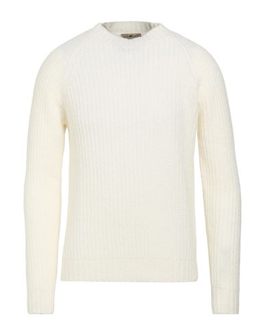 Man Sweater Ivory Size L Virgin Wool, Cotton, Polyamide