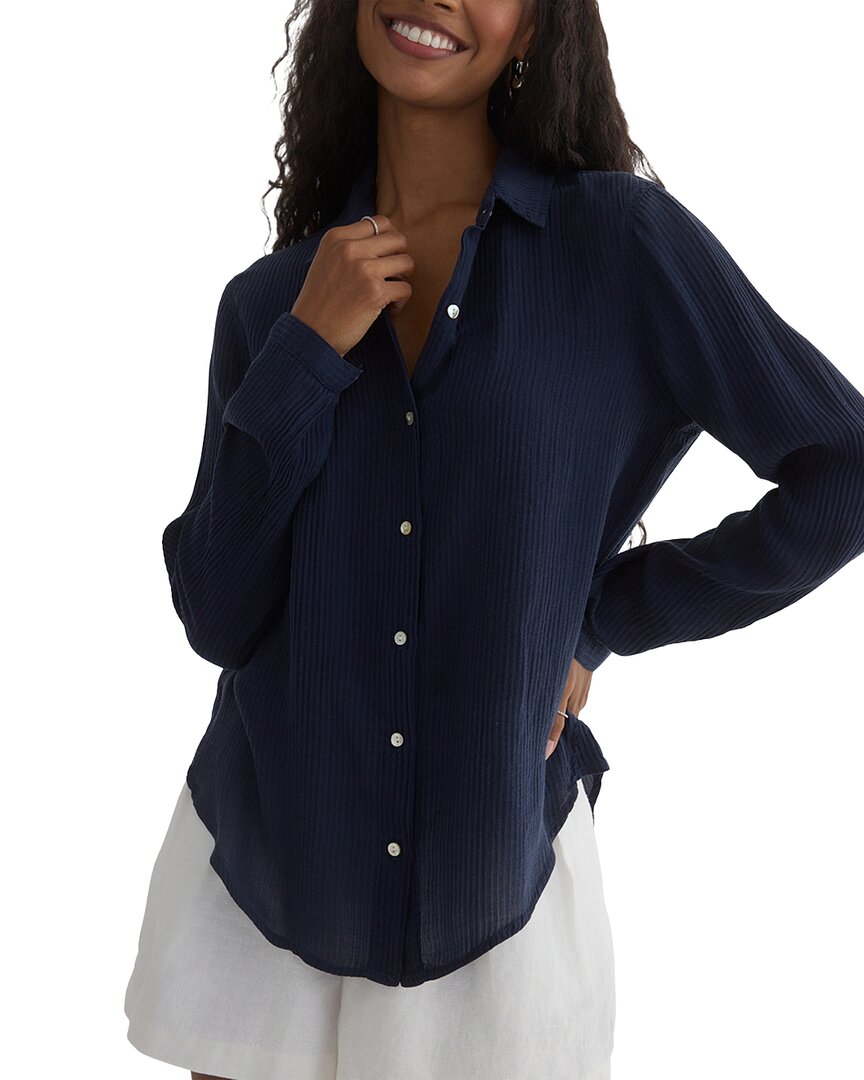 Clean Front Button Down Shirt