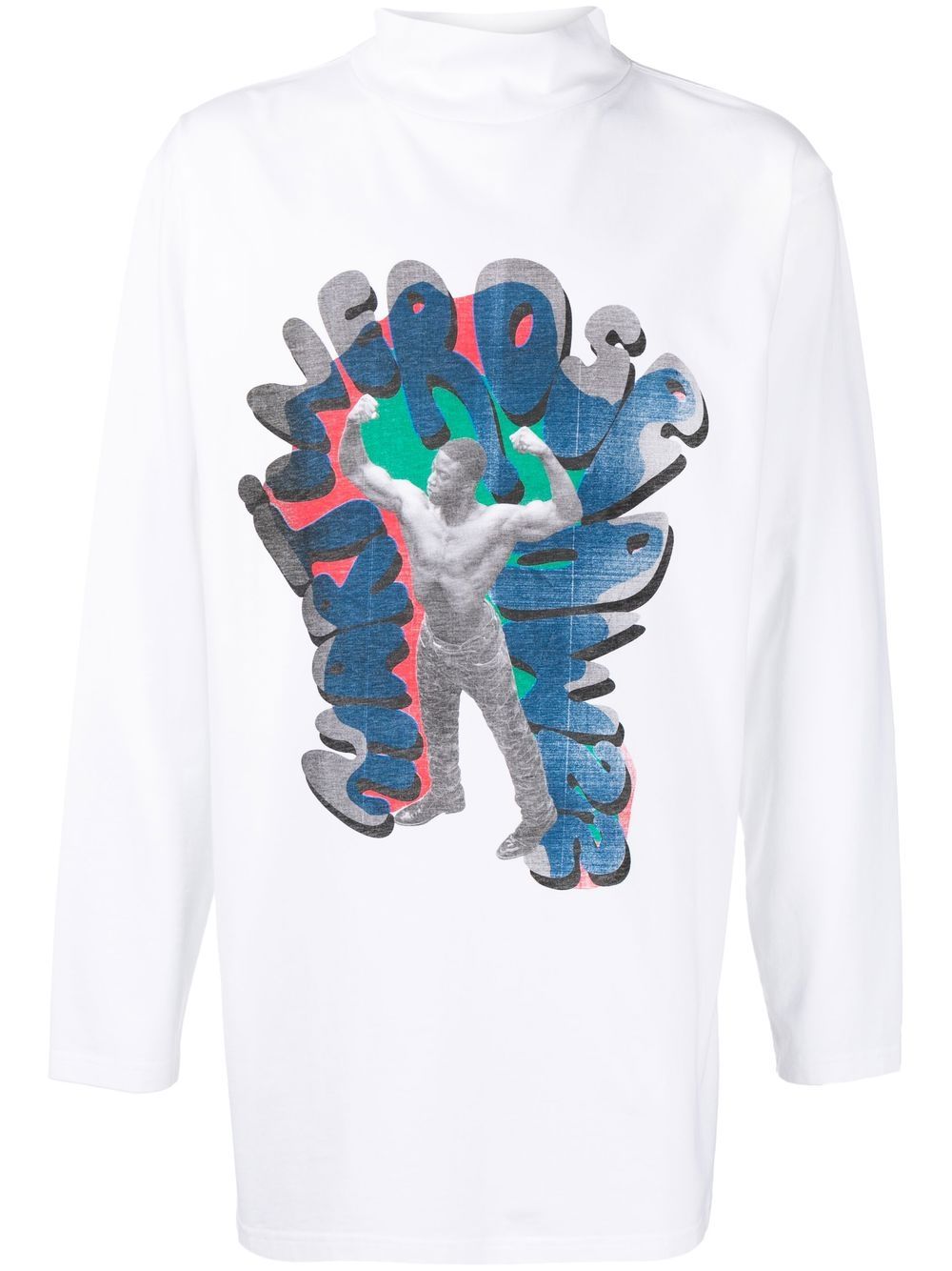 Long-sleeve graphic T-shirt - White