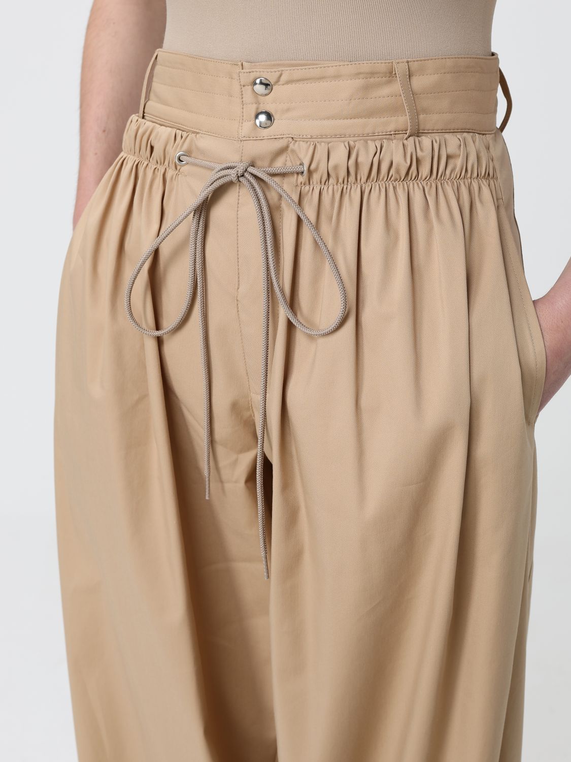 Pants Woman color Beige