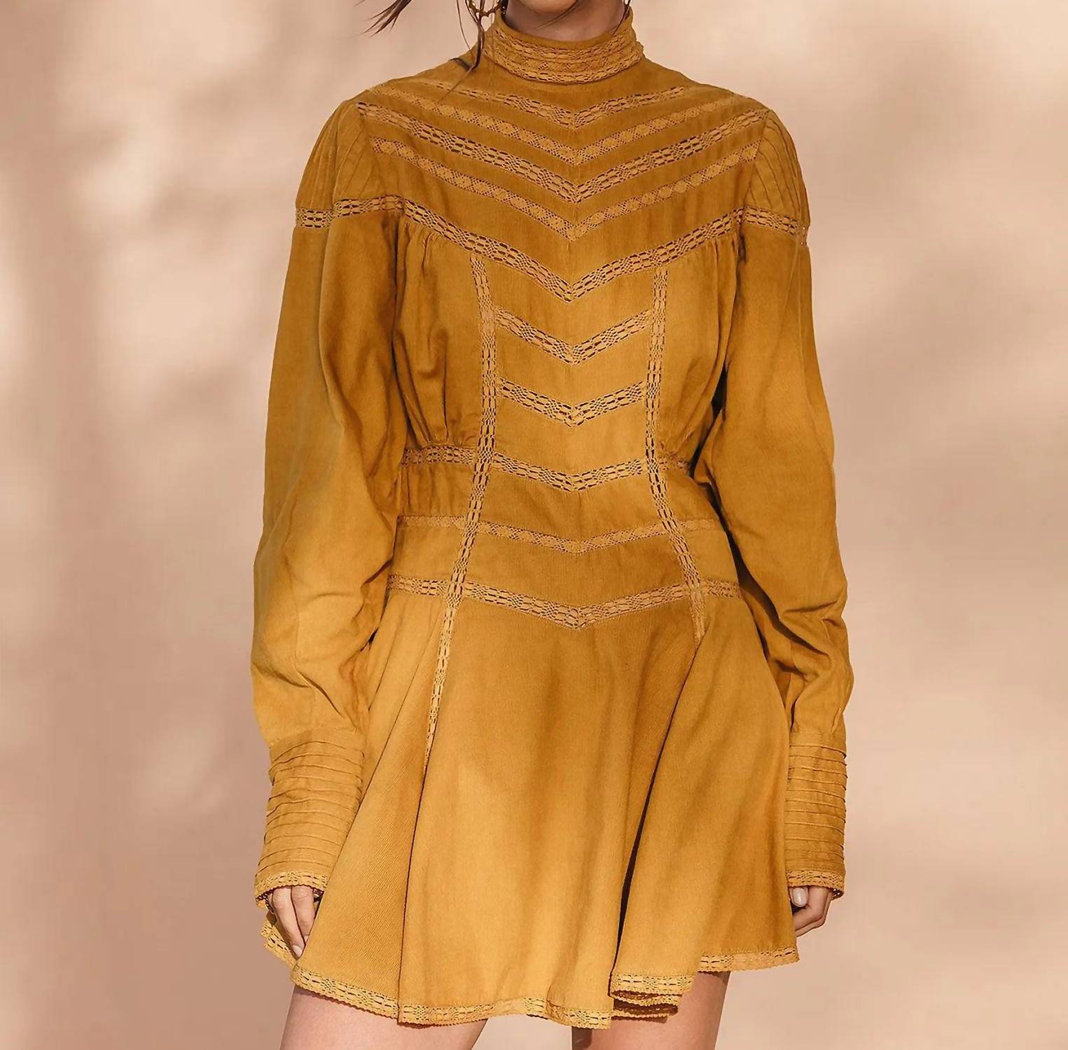 Dress Bella In Ochre