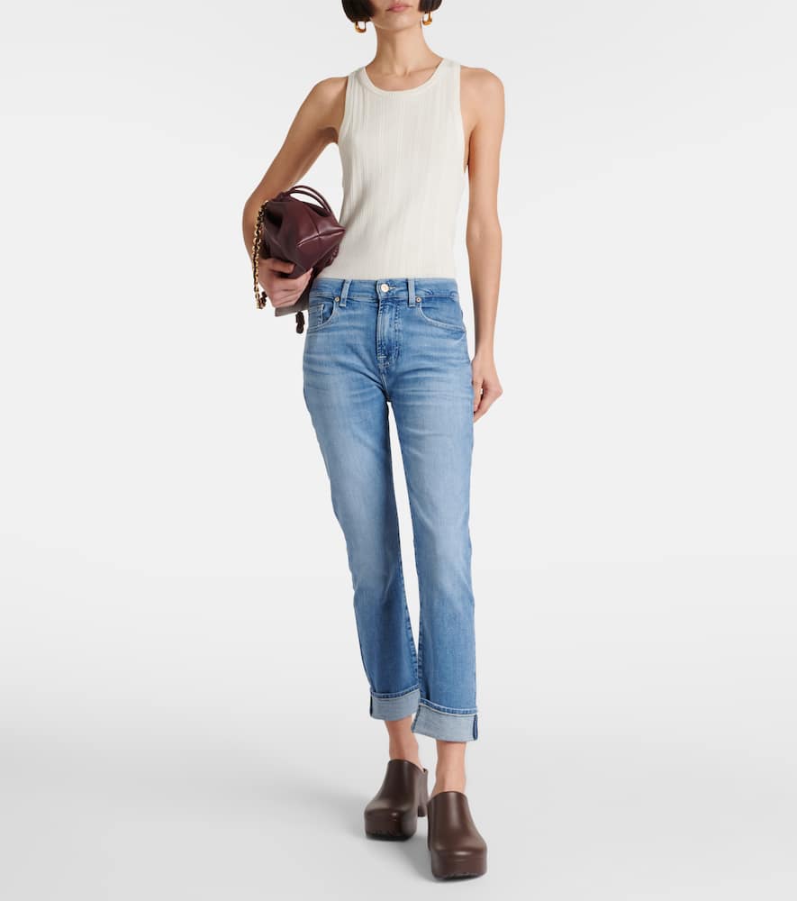 7 For All Mankind Low-rise slim jeans