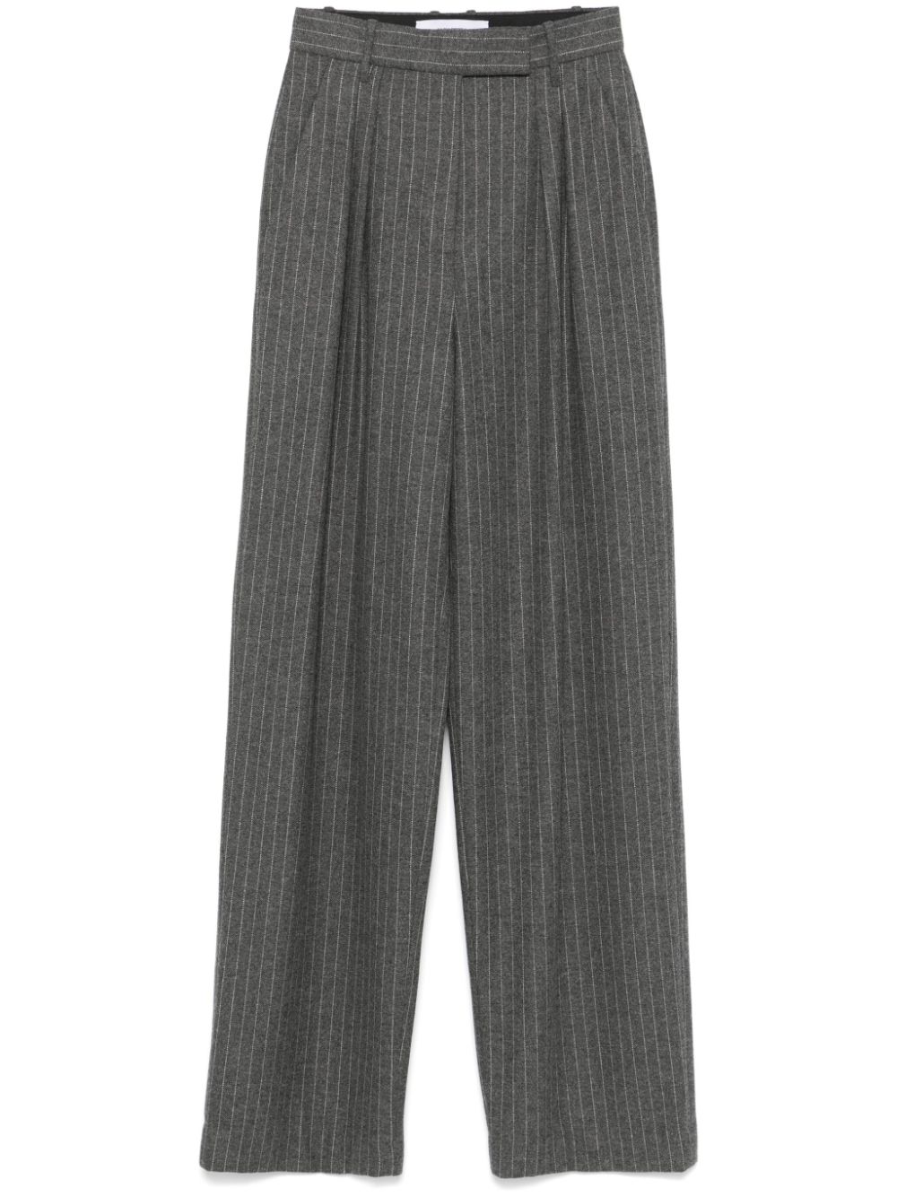 Pinstriped tailored trousers - Grey