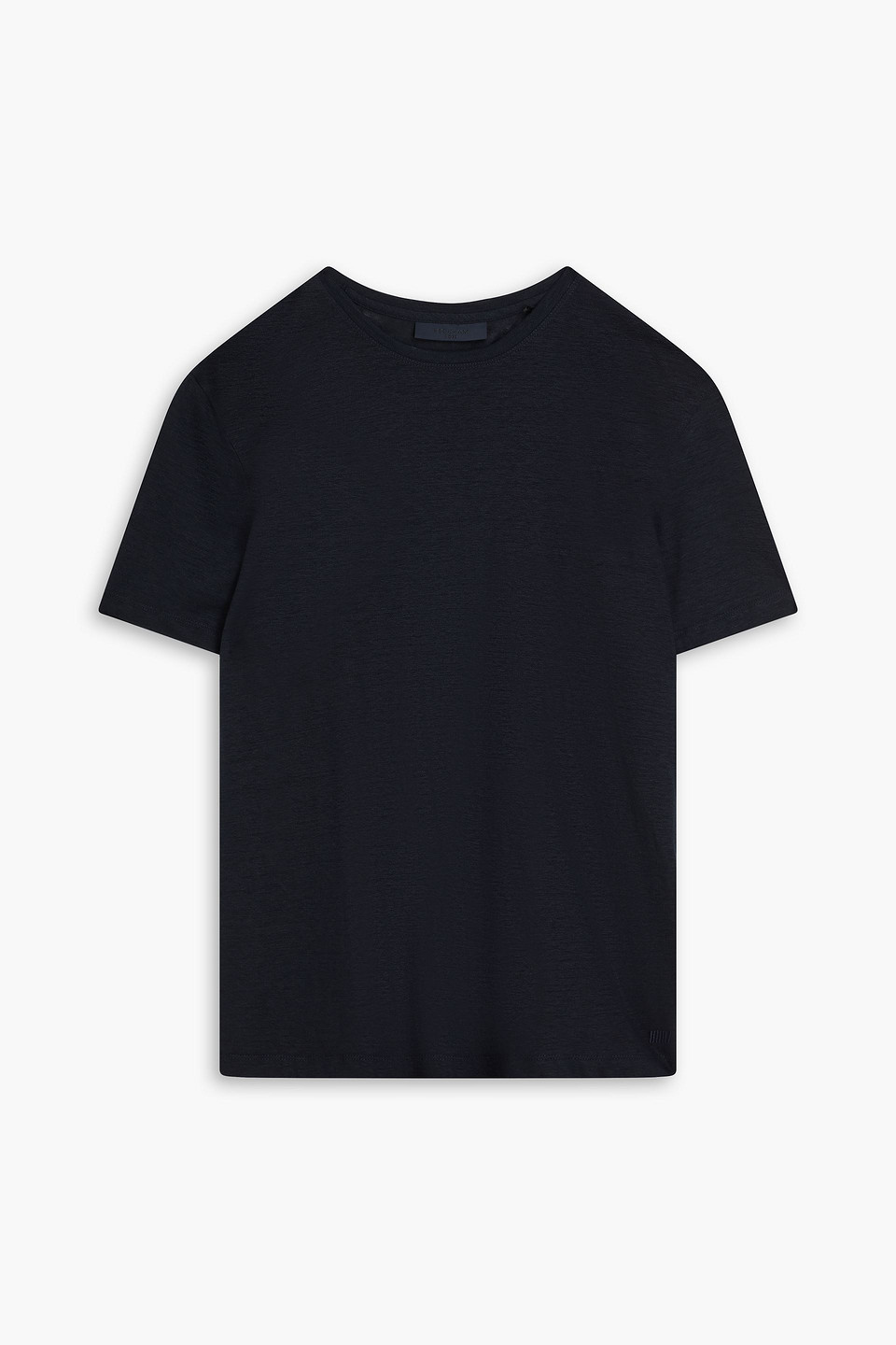 Linen-jersey T-shirt - Blue - S