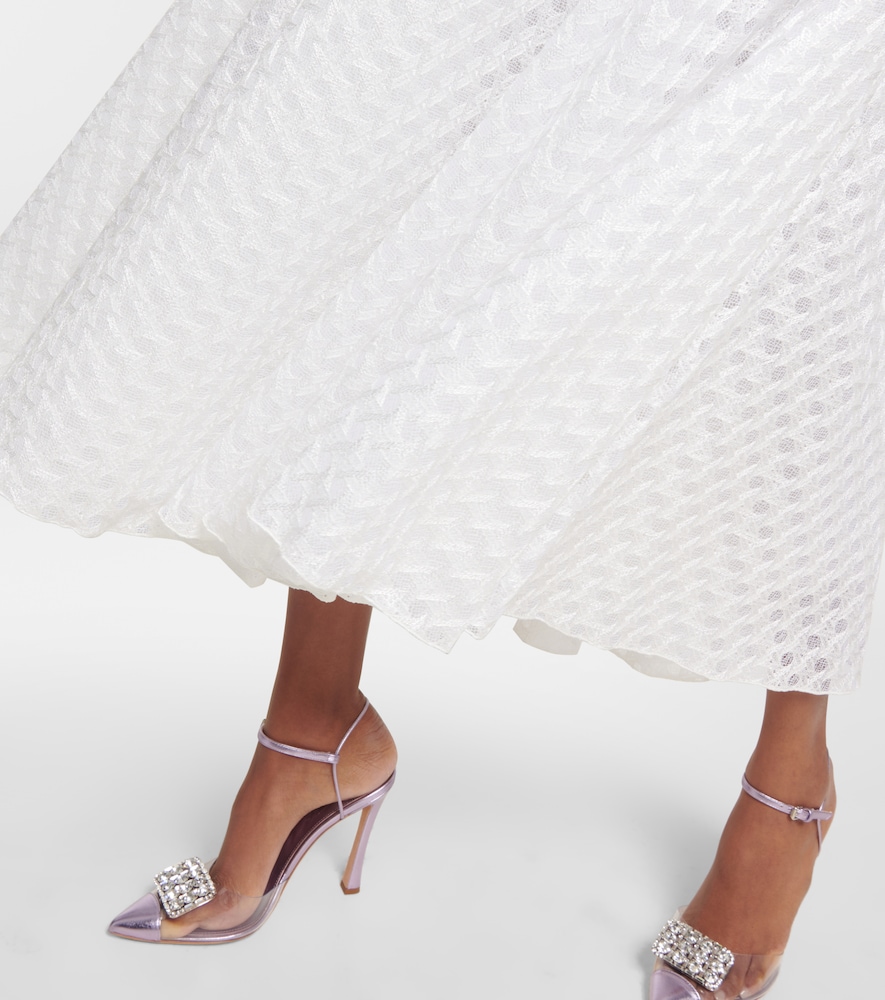 Macramé midi skirt