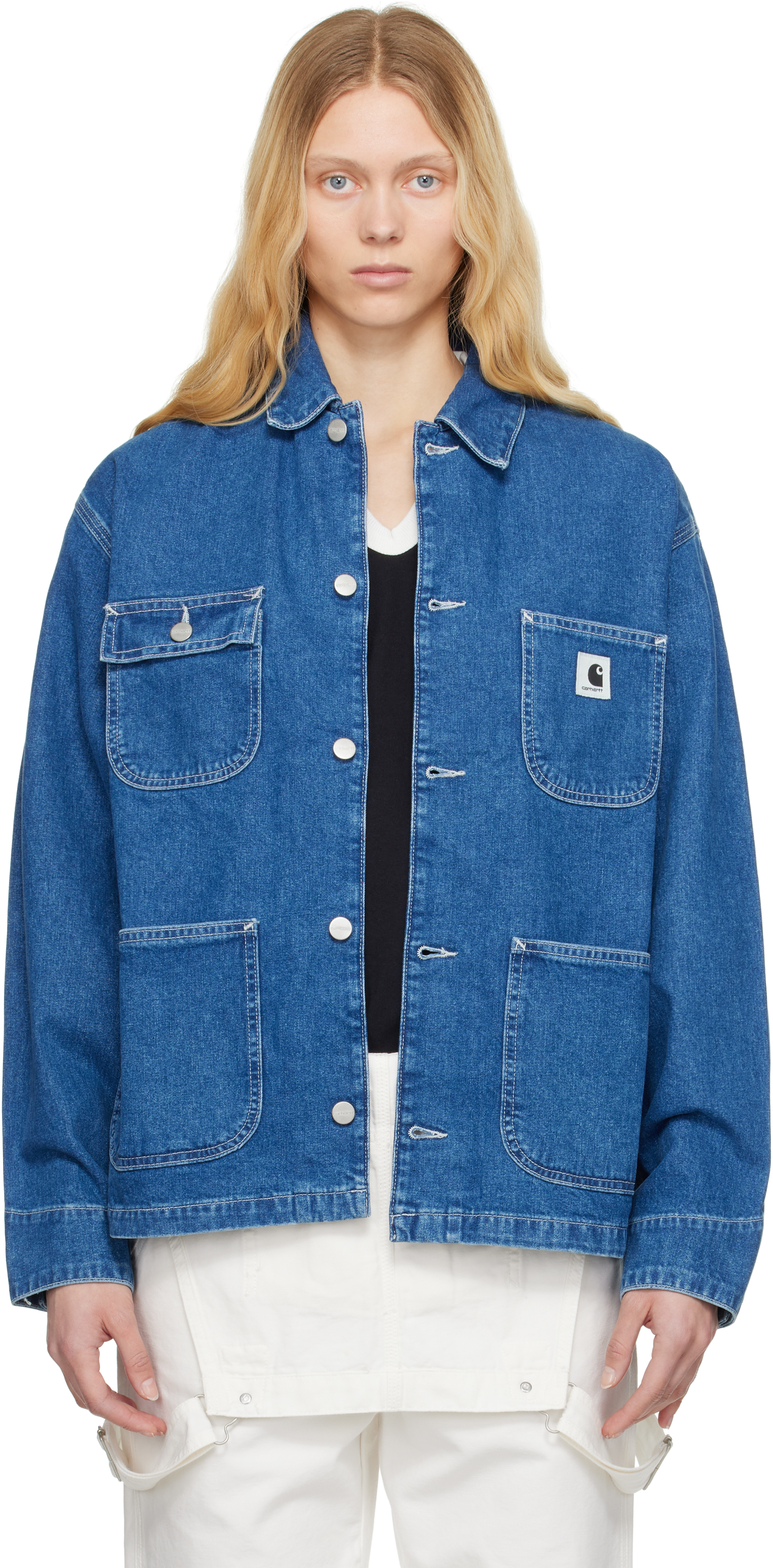 Carhartt Work In Progress Blue OG Michigan Denim Jacket